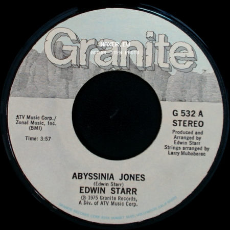 Edwin Starr - Beginning / Abyssinia Jones side B