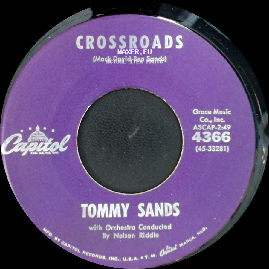 Tommy Sands - Crossroads / That's Love side A