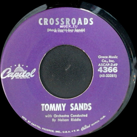 Tommy Sands - Crossroads / That's Love side A