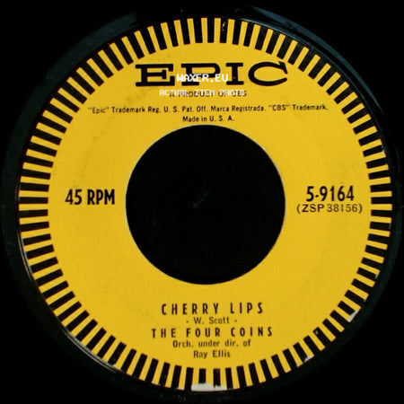 The Four Coins - Cherry Lips / All My Tomorrows side A