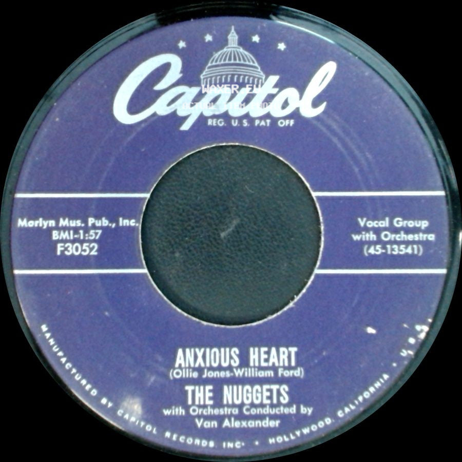 The Nuggets - Shtiggy Boom / Anxious Heart side B