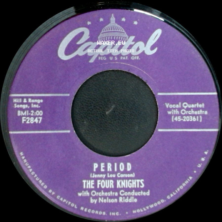 The Four Knights - Period / How Wrong Can You Be side A