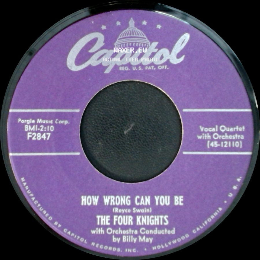 The Four Knights - Period / How Wrong Can You Be side B