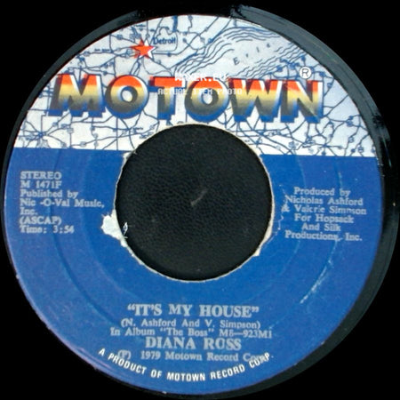 Diana Ross - Sparkle / It's My House side B