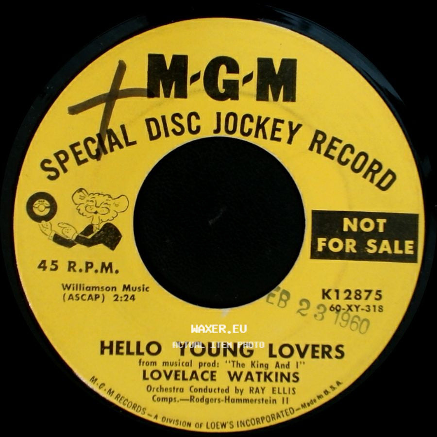 Lovelace Watkins - When I Fall In Love / Hello Young Lovers side B