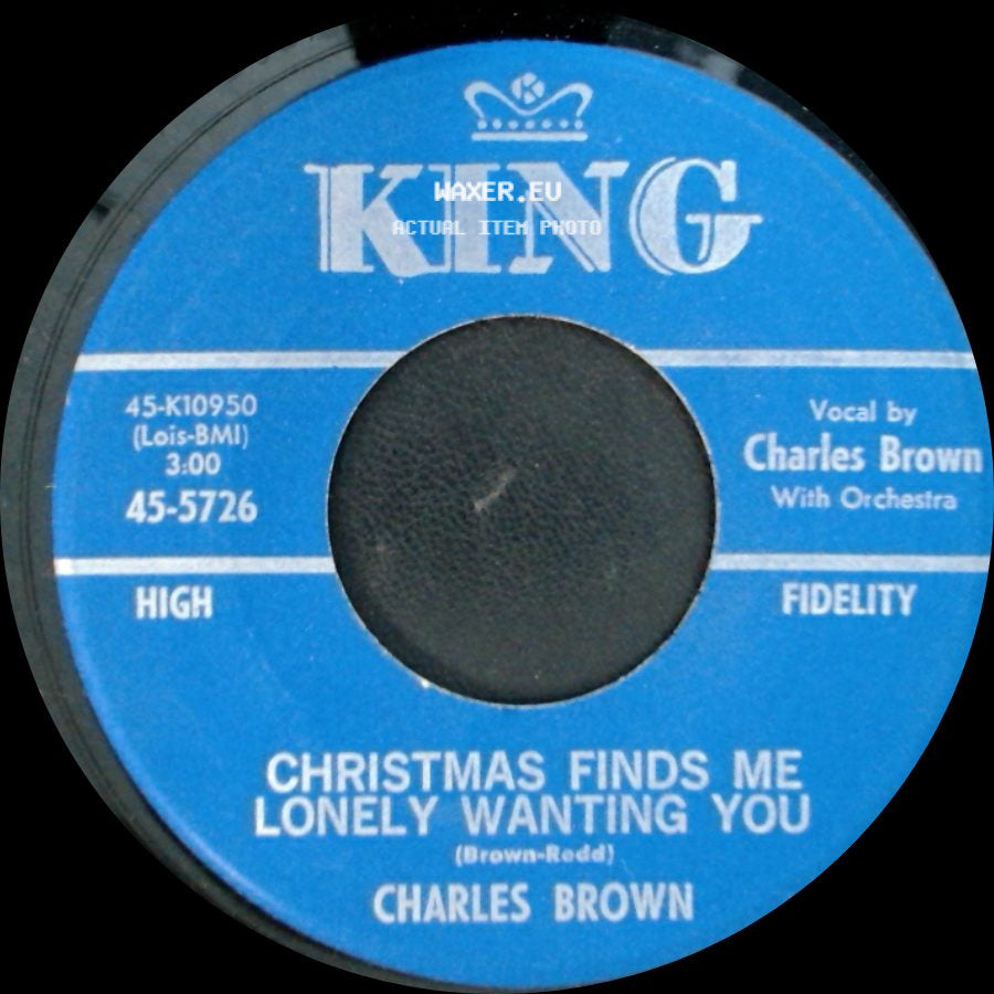 Charles Brown - Christmas Finds Me Lonely Wanting You / It's Christmas Time side A