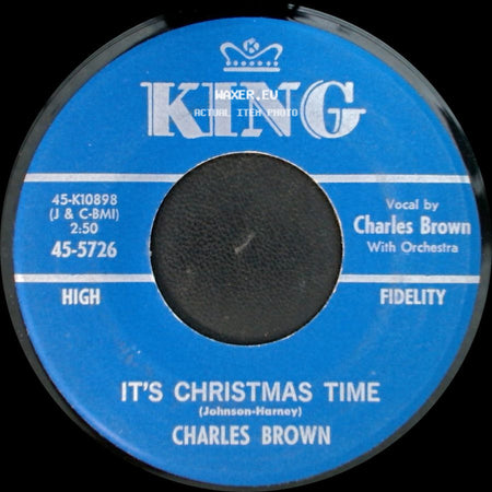 Charles Brown - Christmas Finds Me Lonely Wanting You / It's Christmas Time side B
