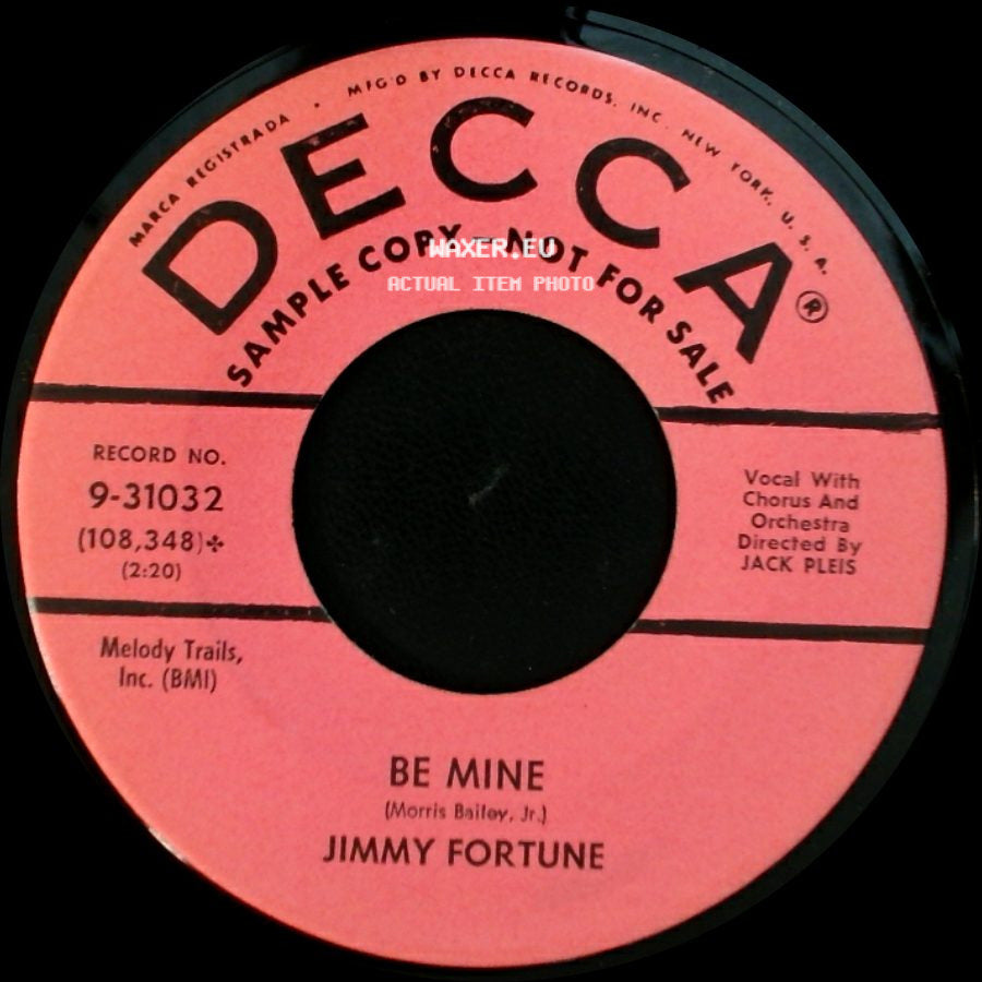 Jimmy Fortune - Don't Tell Me Not To Love You / Be Mine side B