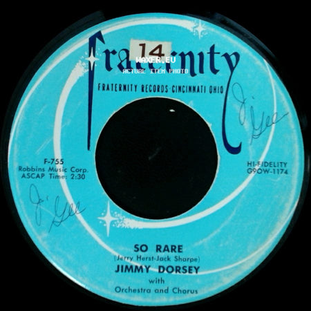 Jimmy Dorsey - So Rare / Sophisticated Swing side A