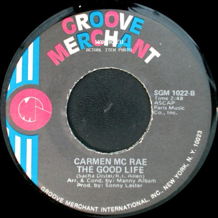 Carmen Mc Rae - The Good Life / How Could I Settle For Less side A
