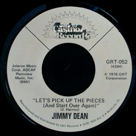 Jimmy Dean - Let's Pick Up The Pieces (And Start Over Again) / I.O.U. side A