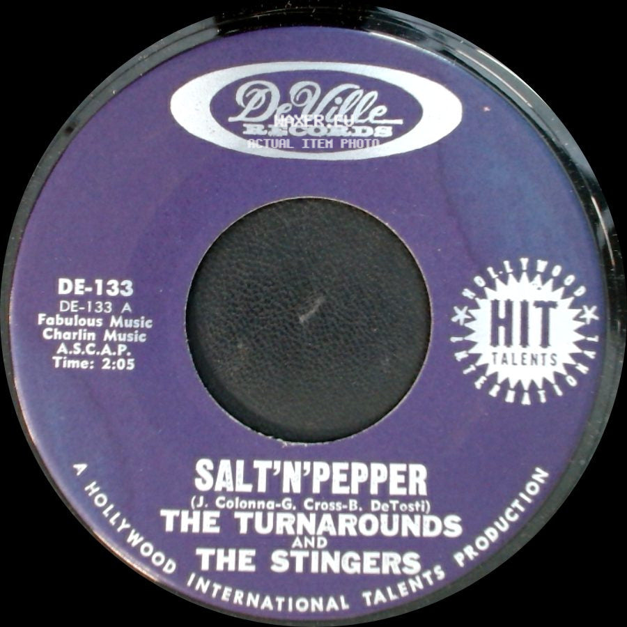 The Turnarounds And The Stingers - Hollywood / Salt'n'pepper side B