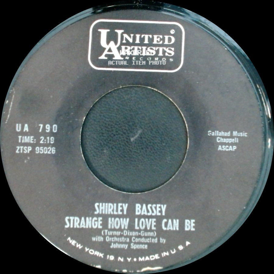 Shirley Bassey - Strange How Love Can Be / Goldfinger side A