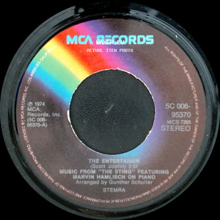 Unknown Artist - The Entertainer / Solace side A