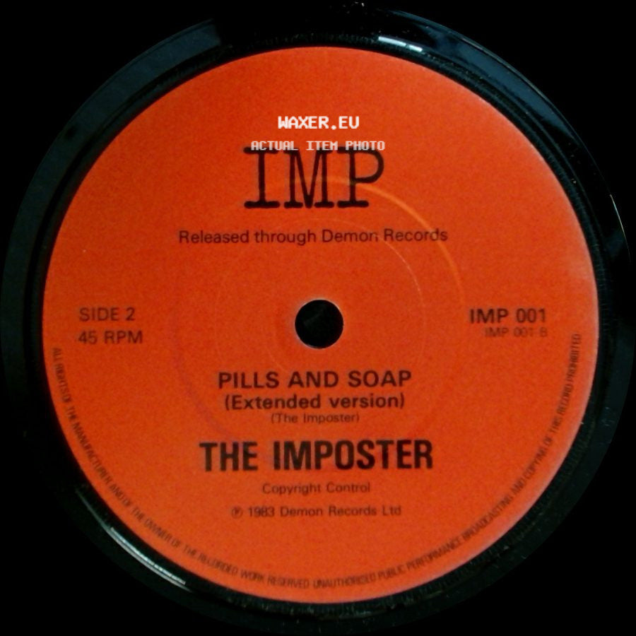 The Imposter - Pills And Soap / Pills And Soap (Extended Version) side B
