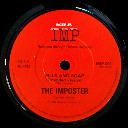 The Imposter - Pills And Soap / Pills And Soap (Extended Version) side B