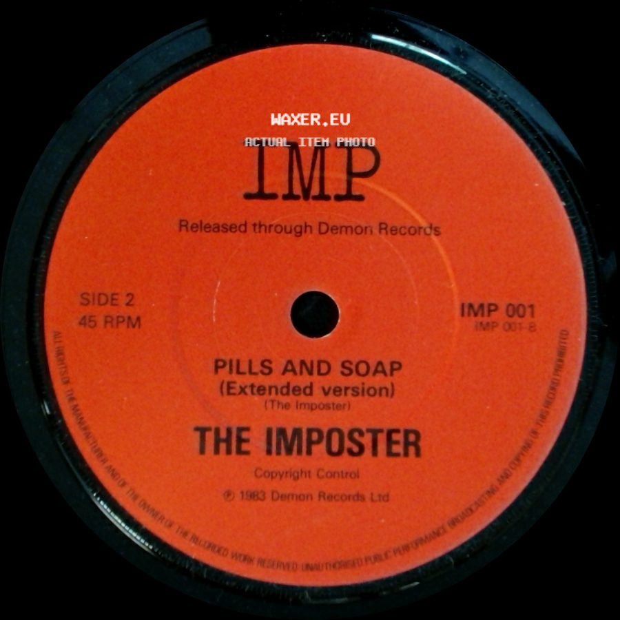 The Imposter - Pills And Soap / Pills And Soap (Extended Version) side B