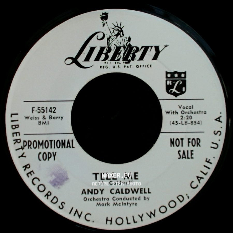 Andy Caldwell - She's So Fine / Tell Me side B