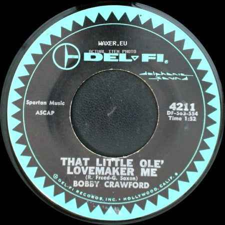 Bobby Crawford - Mrs. Smith Please Wake Up Joan / That Little Ole' Lovemaker Me side B