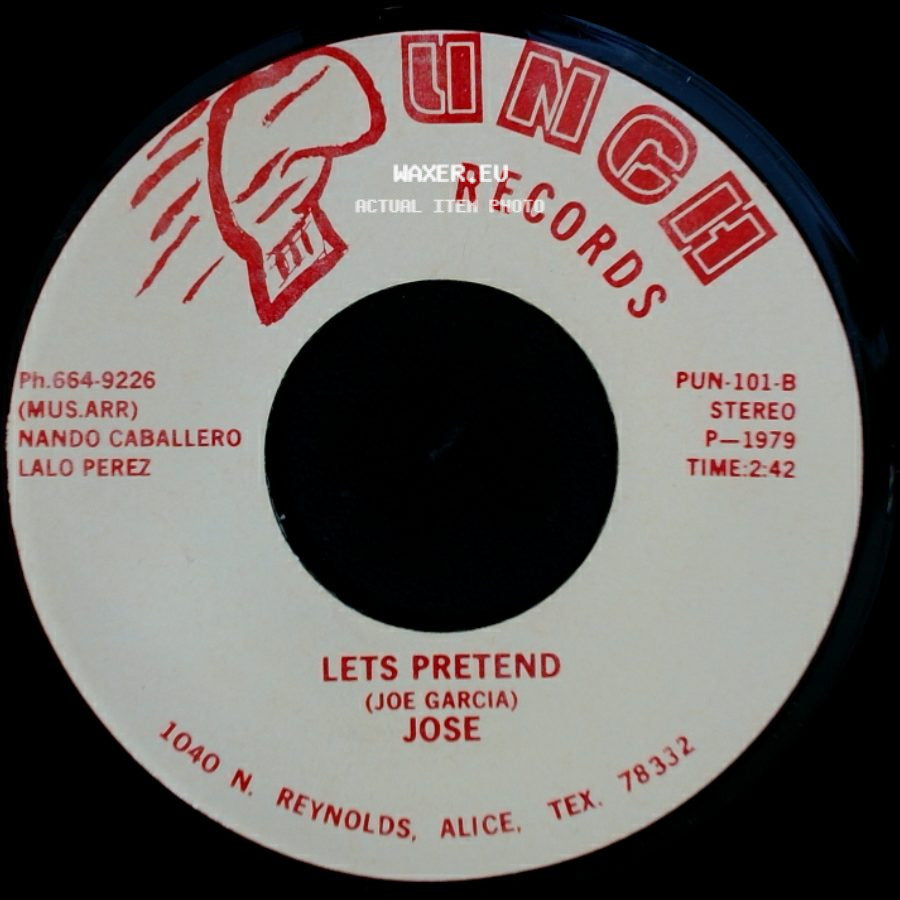 Jose - Lets Pretend / You've Got To Be There side A