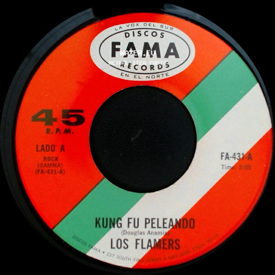 Los Flamers - Kung Fu Peleando / Tu Me Haces Sentir Bien side A