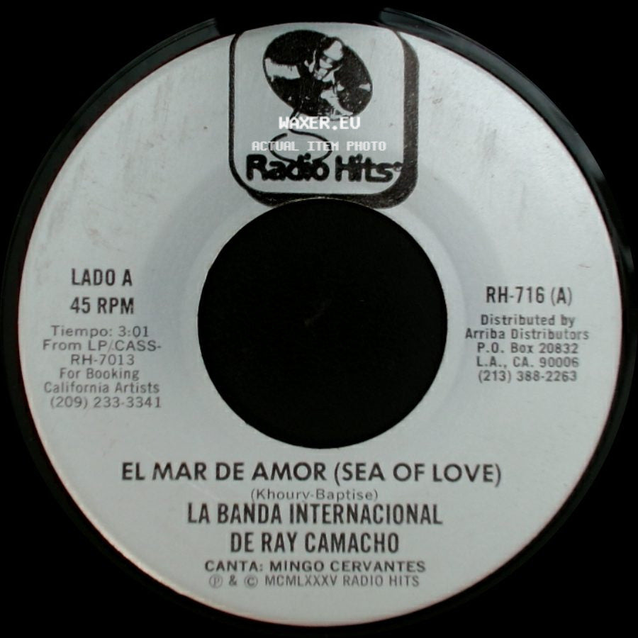 La Banda Internacional De Ray Camacho - El Mar De Amor (Sea Of Love) / La Ultima Cancion side A