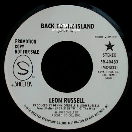 Leon Russell - Back To The Island / Back To The Island side B