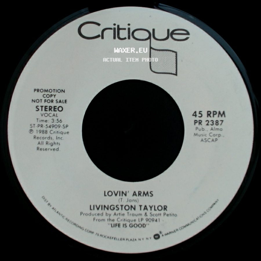Livingston Taylor - Lovin' Arms / Lovin' Arms side A