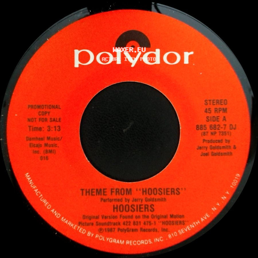 Hoosiers / Jerry Goldsmith - Theme From ''hoosiers'' / Theme From "Hoosiers" side A