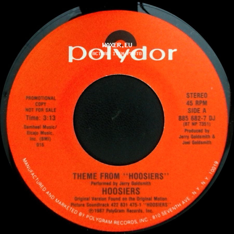 Hoosiers / Jerry Goldsmith - Theme From ''hoosiers'' / Theme From "Hoosiers" side B