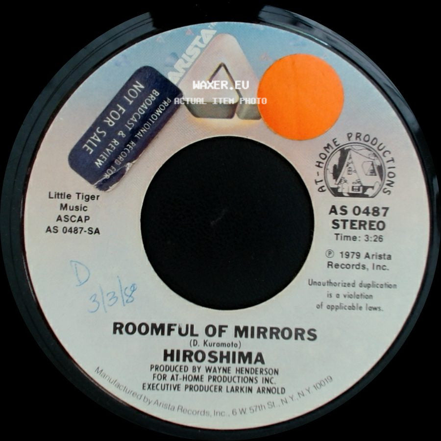 Hiroshima - Lion Dance / Roomful Of Mirrors side B
