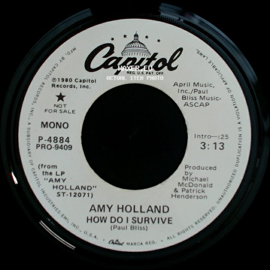 Amy Holland - How Do I Survive / How Do I Survive side A