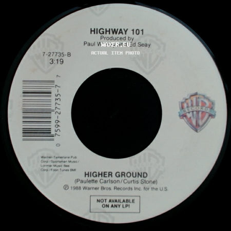 Highway 101 - Higher Ground / All The Reasons Why side A