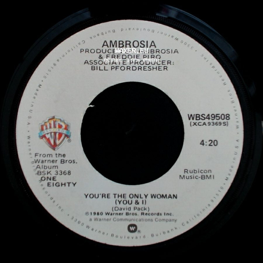 Ambrosia - You're The Only Woman (You & I) / Shape I'm In side A