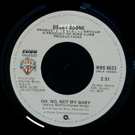 Debby Boone - When You're Loved (From The Motion Picture "The Magic Of Lassie") / Oh, No Not My Baby side B