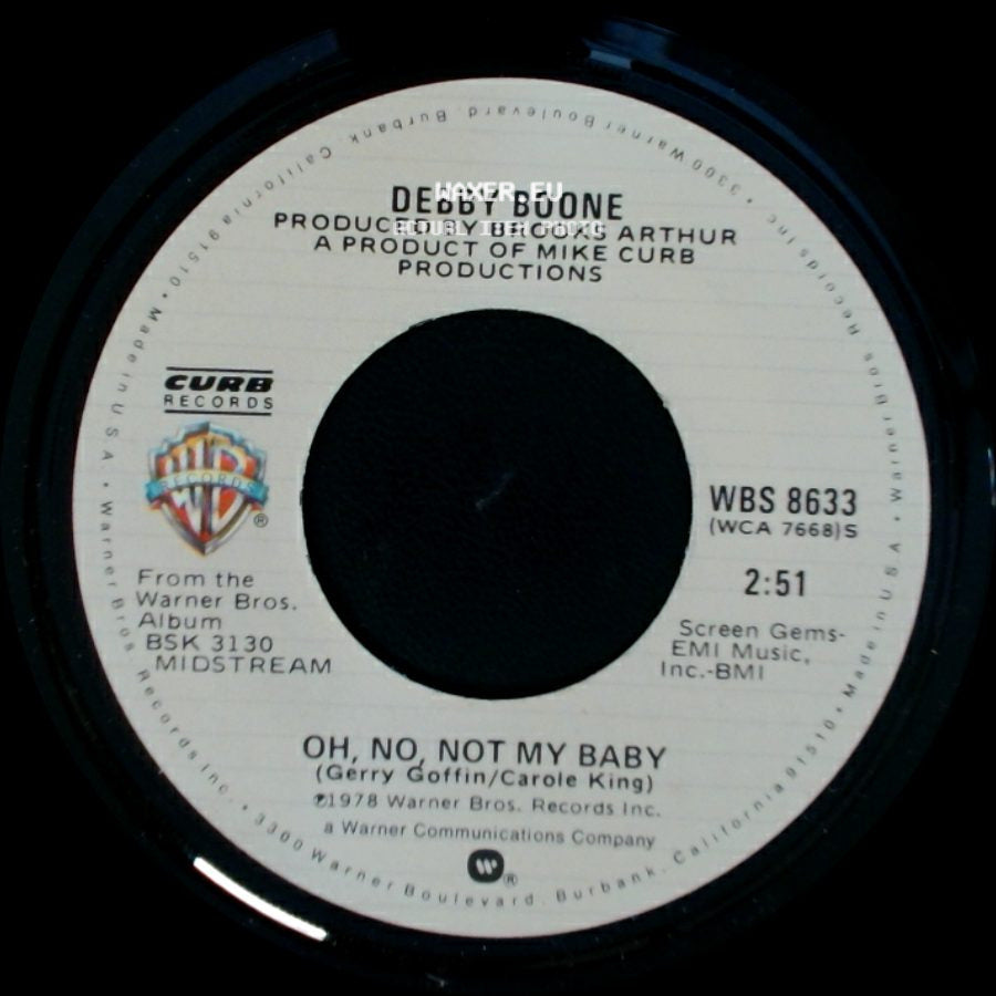 Debby Boone - When You're Loved (From The Motion Picture "The Magic Of Lassie") / Oh, No Not My Baby side B