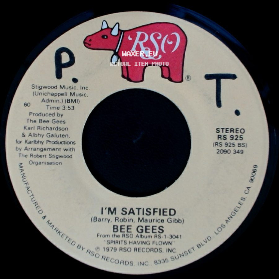 Bee Gees - I'm Satisfied / Love You Inside Out side A