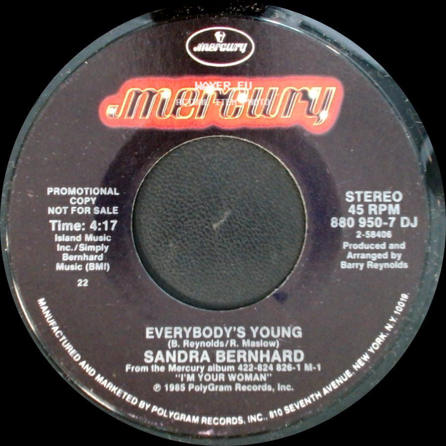 Sandra Bernhard - Everybody's Young / Everybody's Young side B