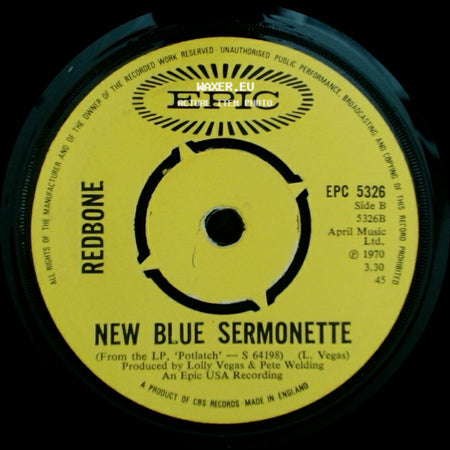 Redbone - Maggie / New Blue Sermonette side B