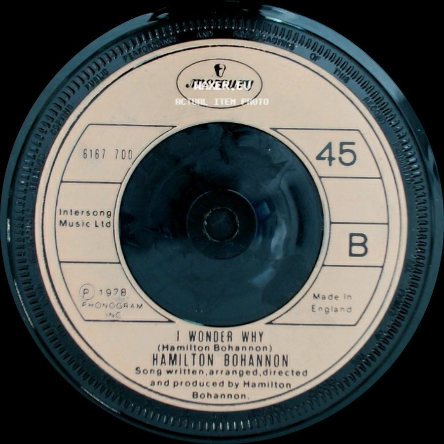 Hamilton Bohannon - Let's Start The Dance / I Wonder Why side B