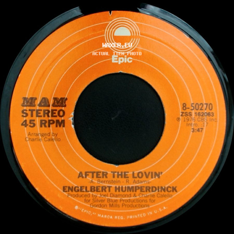 Engelbert Humperdinck - Let's Remember The Good Times / After The Lovin' side B