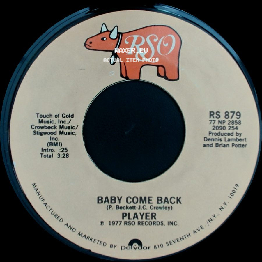 Player - Love Is Where You Find It / Baby Come Back side B