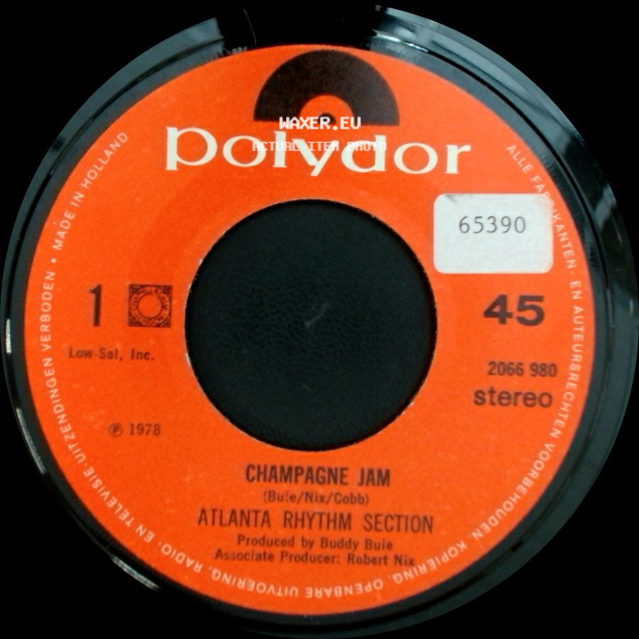 Atlanta Rhythm Section - The Great Escape / Champagne Jam side B