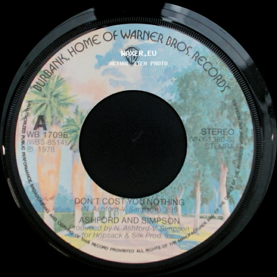 Ashford And Simpson - Don't Cost You Nothing / Let Love Use Me side A