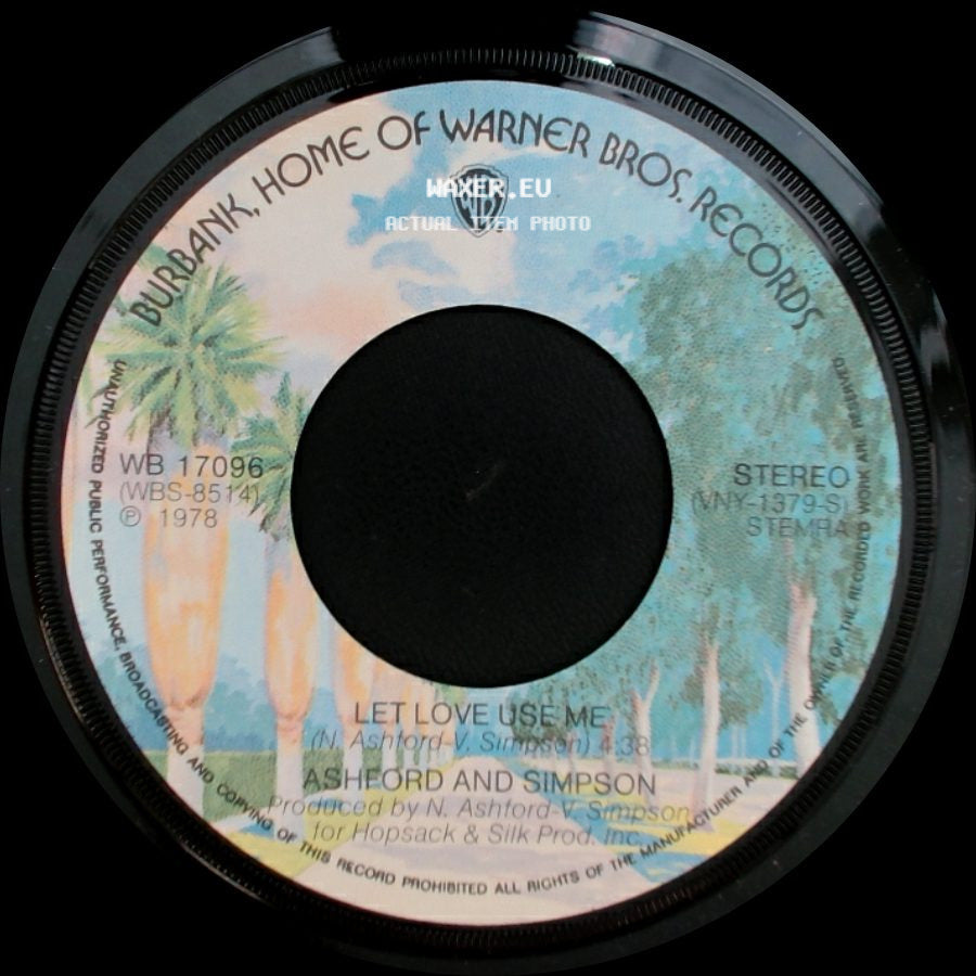 Ashford And Simpson - Don't Cost You Nothing / Let Love Use Me side B
