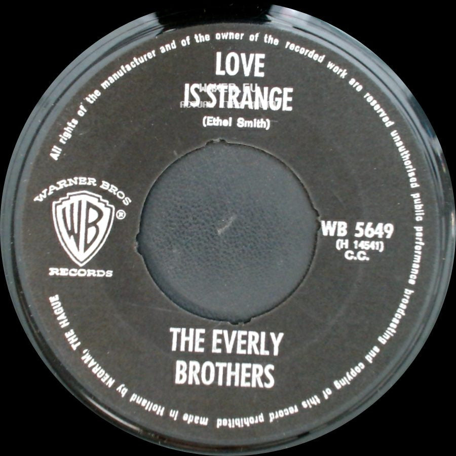 The Everly Brothers - Man With Money / Love Is Strange side B