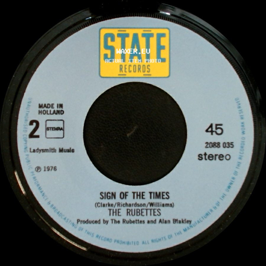 The Rubettes - Under One Roof / Sign Of The Times side B