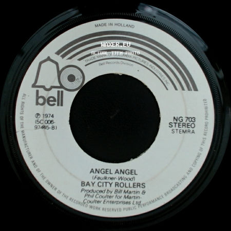 Bay City Rollers - Angel Angel / Saturday Night side A
