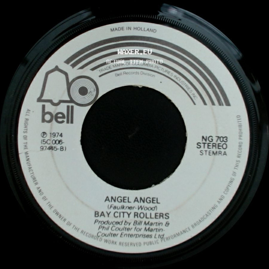 Bay City Rollers - Angel Angel / Saturday Night side A