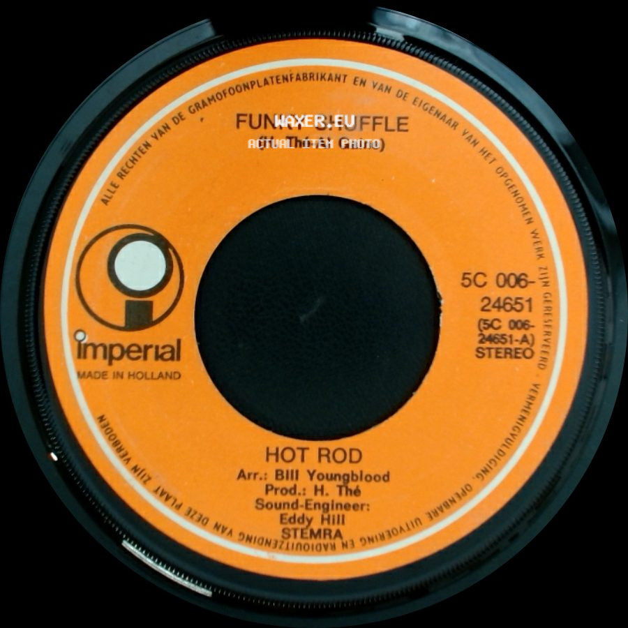 Hot Rod - It's Too Late / Funky Shuffle side B